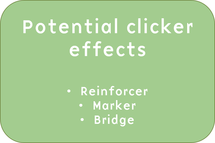 The click is not the trick: the efficacy of clickers and other